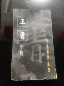 书法自学丛帖 正书 (中册)一版一印