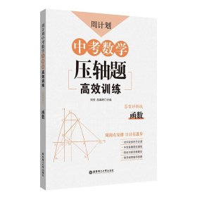 中考数学压轴题高效训练(函数答案详解版)/周计划