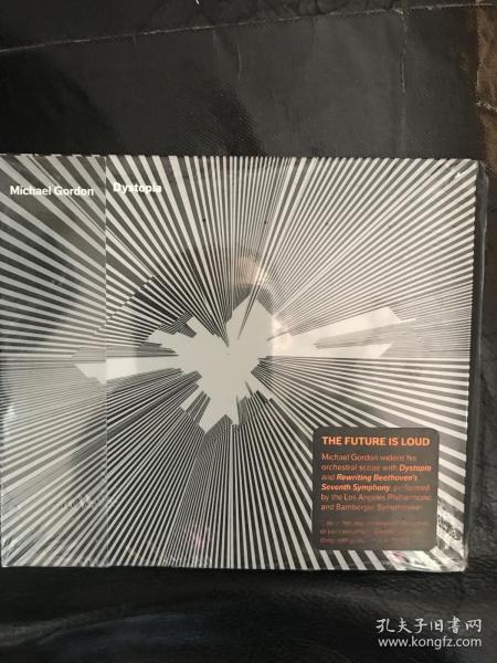 美国当代著名作曲家michael gordon作品dystopia敌托邦，原版cd未拆封