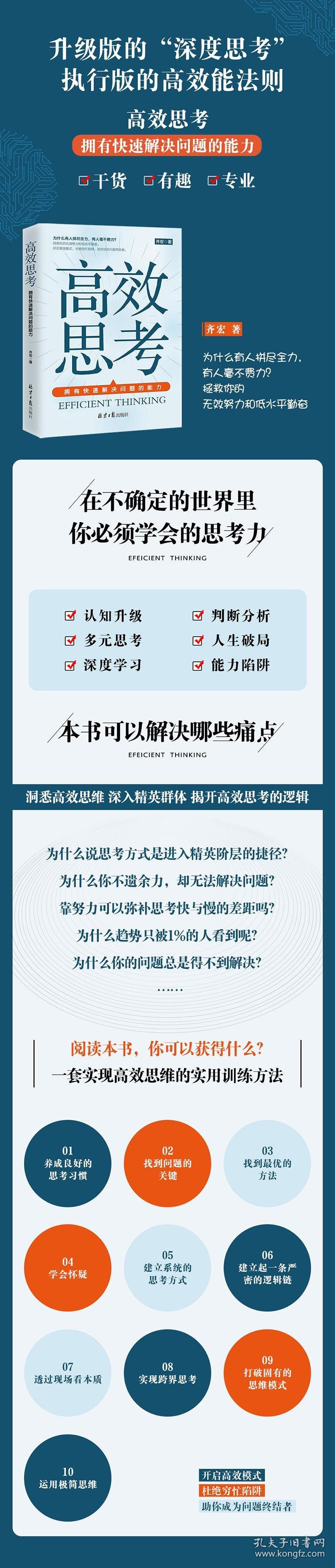 高效思考 拥有快速解决问题的能力