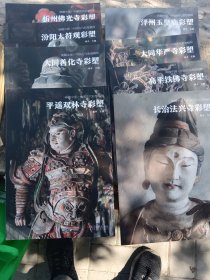 典藏中国，中国古代彩塑精粹（全8册）治法兴寺彩塑 高平铁佛寺彩塑 大同华严寺彩塑 平遥双林寺彩塑 大同善化寺彩塑 忻州佛光寺彩塑 泽州玉皇庙彩塑 汾阳太符观彩塑