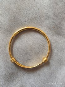 沙金素面推拉手镯（1）