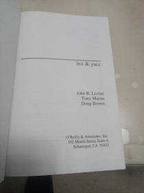 UNIX Programming Tools:Lex & Yacc(英文原版)