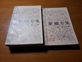茅盾专集，第一卷（全上下册）