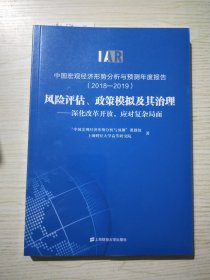 中国宏观经济形势分析与预测年度报告（2018-2019）风险评估、政策模拟及其治理深化改革开放，应对复杂局面