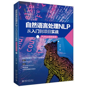 自然语言处理NLP从入门到项目实战：Python语言实现