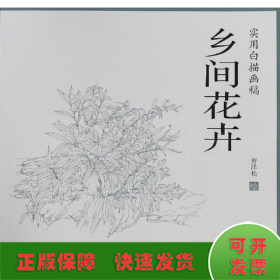 乡间花卉/实用白描画稿