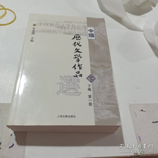 中国历代文学作品选（下编 第一册）