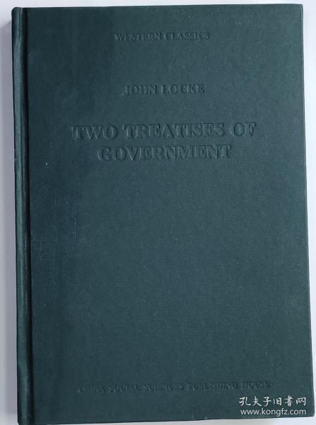 Two Treatises of Government（中国社科出版社西学基本经典：政府论两篇）英文