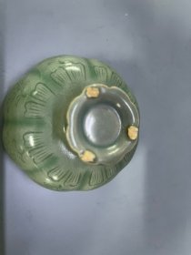 宋高丽青瓷茶盏高13厘米杯高6厘米直径8.2厘米