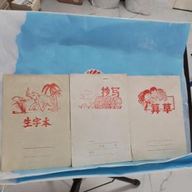 抄写本，生字本，算草本