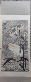 著名画家 晓光 花鸟精品一副（画工精湛 不知道是哪个晓光） 欢迎捡漏 约4.5个平尺