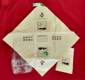 狮峰龙井茶【包装纸·袋·塑料包装封袋一套···浙江茶标】