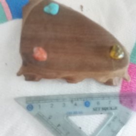 重磅贵重物品红木！收到一个红木随形底座