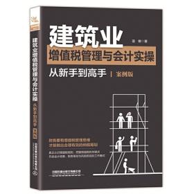 建筑业增值税管理与会计实操从新手到高手（案例版）