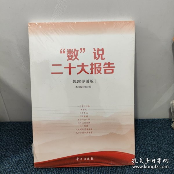 数说二十大报告思维导图版