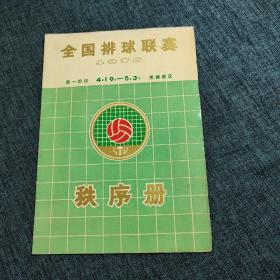 全国排球联赛  1976  第一阶段4.19.——5.3（常德赛区）