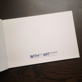 书写书画 陈丹青 汉斯哈同 水谷瑠美 三家联展展览图录 法国 without art galerie