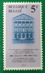 比利时邮票 1980年国家宫 1全新