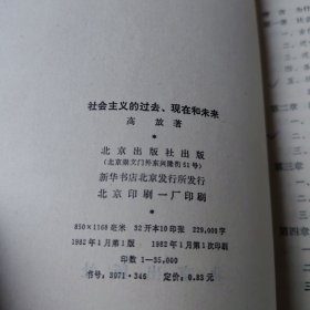社会主义的过去、现在和未来