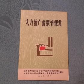 大力推广省柴节煤灶