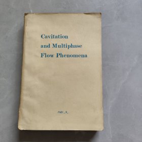 Cavitation and Multiphase Flow Phenomena 空化和多相流现象