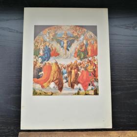 西洋欧洲德国丢勒名画油画印刷 34x24 22x18cm