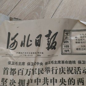 1976年4月9日河北日报。