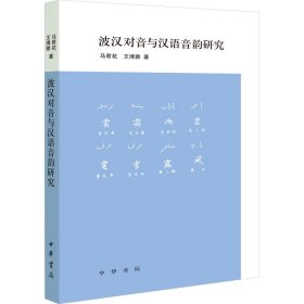 波汉对音与汉语音韵研究
