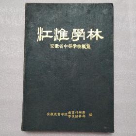 江淮学林 安徽省中等学校概览