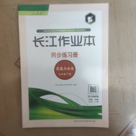 长江作业本同步练习册 道德与法治 九年级下册