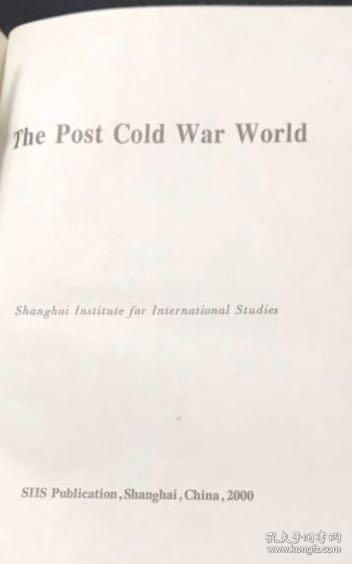 The Post Cold War World 英文原版精装