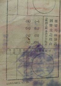 民国二十八年重庆信封附件 有邮戳