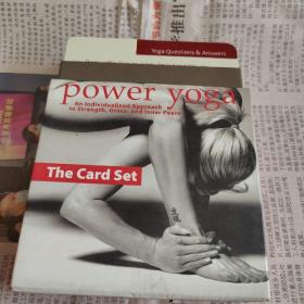 POWER YOGA  THE CARD SET:外文原版 有套盒   64开