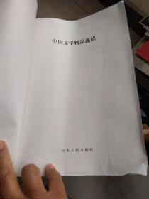 中国文学精品选读