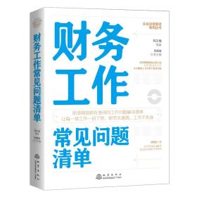 财务工作常见问题清单：一本财务工作人员即查即用的手边书