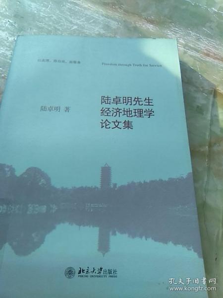 陆卓明先生经济地理学论文集