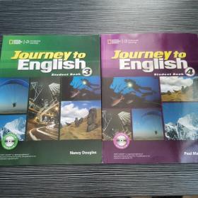 Journey to English 4 Student Book+Journey to English 3 Student Book 附2张光盘 2册合售