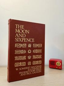 《月亮与六便士》 ，the moon and sixpence ，Somerset Maugham 毛姆经典 Easton press 1969年出版 真皮精装 限量收藏版