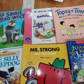 Knock Knock Jokes/SMALL BAD WOLF/TOPSY TIM AND THE BULLY/BOUNCY BEN’S BATHTIME/MR.STRONG AND THE FLOOD/THE SILLY SHEEPDOG（6本合售）
