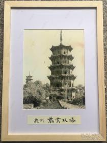 【翻拍】1950年 泉州紫云双塔 （开元寺东西塔） 老照片