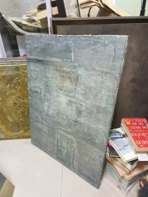 8号，疑是张元老师作品，张元美院教授，综合材料画，四方，大概60×60厘米四方形！仔细看图自定！