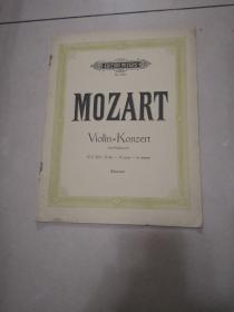 《莫扎特小提琴奏鸣曲》 曲谱 Mozart Violin Konzert