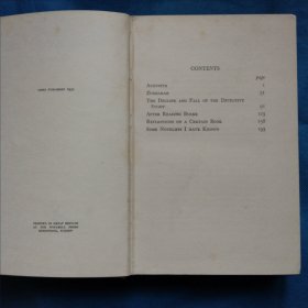 The Vagrant Mood - Six Essays by W. Somerset Maugham 布面精装，Heinemann 1952年老版本