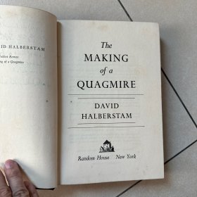 The Making of a Quagmire 精装 毛边本 David Halberstam