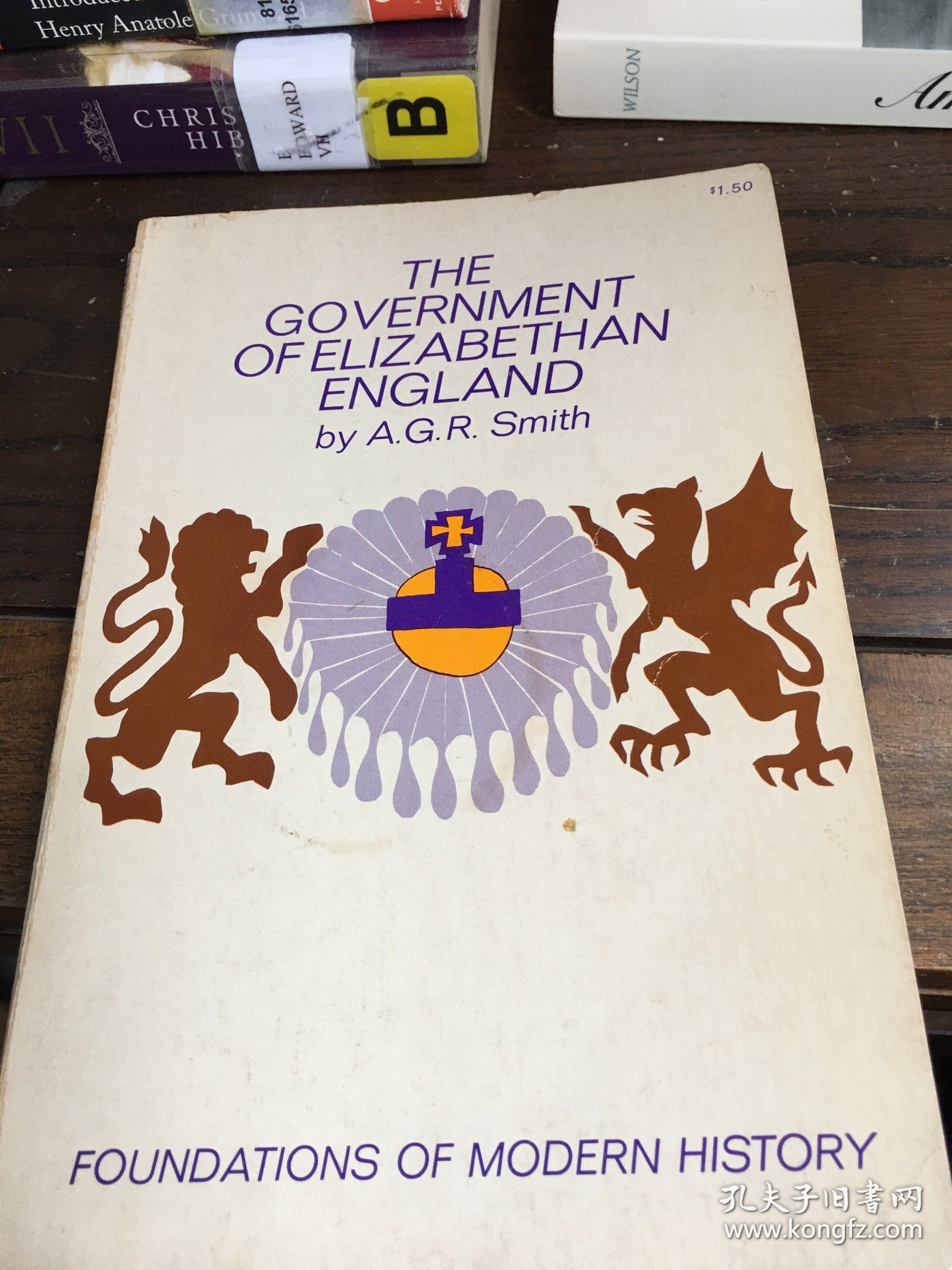 艾伦·戈登·雷·史密斯《伊丽莎白时代英格兰的政府》 The government of Elizabethan England