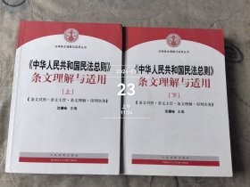 中华人民共和国民法总则 条文理解与适用（套装上下册）二手正版如图实拍