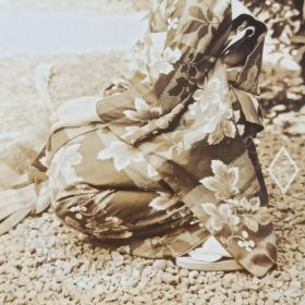 民国银盐老照片 明星照 和服艺伎美女 著名影星 森静子 品好如图