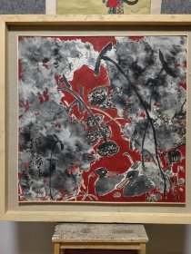 中国美院教授博士生导师刘健老师精品国画保真交流