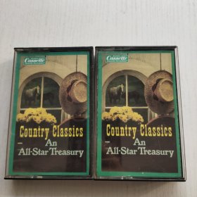 磁带 COUNTRY CLASSICS An AII-Star Treasury 1－2集 没有歌曲 2片装